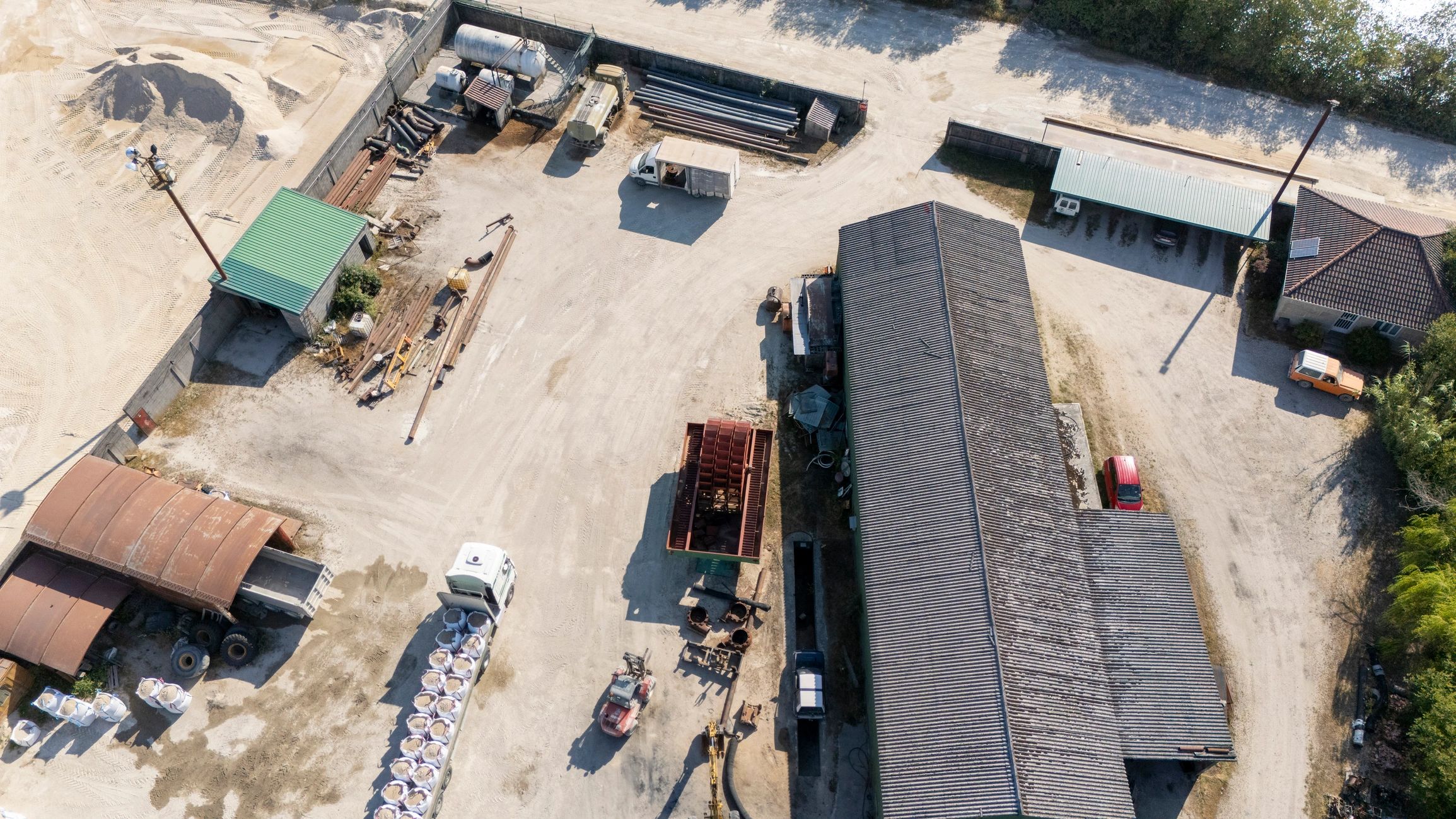 Aerial construction site image used to illustrate major stadium precinct works